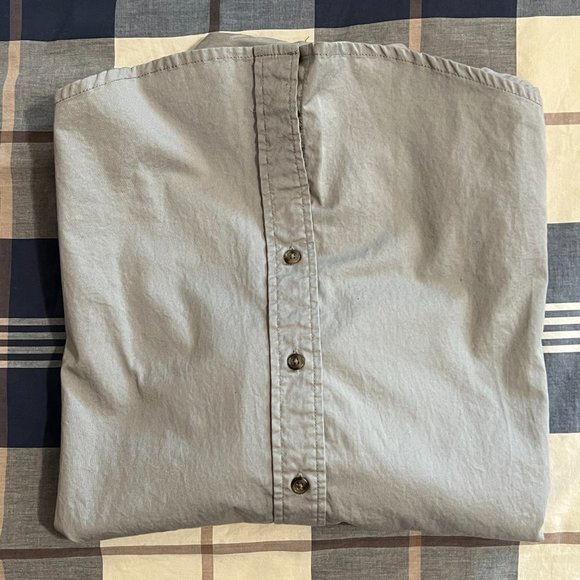 Forever 21 Men Casual Button Down Shirt Color Silver Size Small - Picture 3 of 3